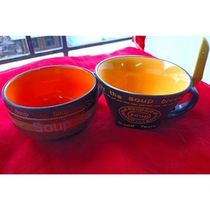 Two soup bowls
